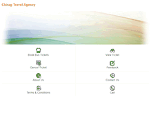Tablet Screenshot of chiragtravelagency.com